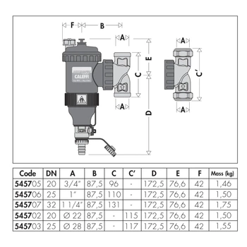 DIRTMAGPRO® - Separator zanieczyszczeń z podwójnym magnesem O 22