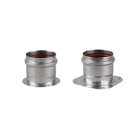 Podstawa wlotu powietrza + podstawa wylotu spalin FI80