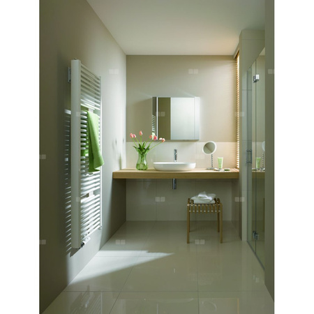 Grzejnik drabinkowy KERMI DUETT, wym. 1492 x 934 mm, kolor biały, moc 1953W