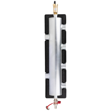 Sprzęgło hydrauliczne ocieplone BLH 850 z rozdzielaczem, 70 kW, 6x GW G1'', 2x GW G1/2'', odpowietrznik automatyczny, zawór spustowy