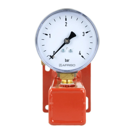 Zespół przyłączeniowy AFRISO BSS 3/4'' GW x GW, max. 1.5 bar + wskaźnik ciśnienia