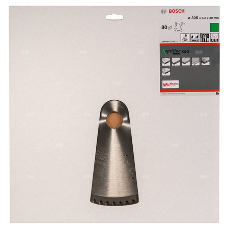 Tarcza pilarska Optiline Wood PIŁA TARCZ.-T OPTI 305X3.2X30Z80