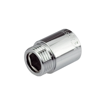 Przedłużka PERFEXIM 502, mosiądz (chrom), 1/2'' (GW x GZ), 80 mm, PN16 bar