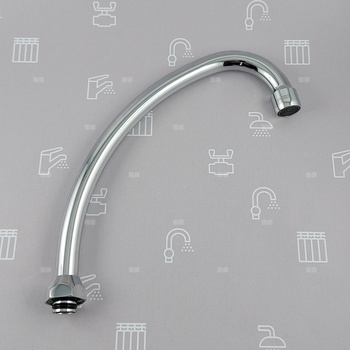 WYLEWKA F FI18/H=185 MM, G3/4" Z NAPOWIETRZACZEM STRUMIENIA CHROM (BAT. STANDARD PO 2020R.)