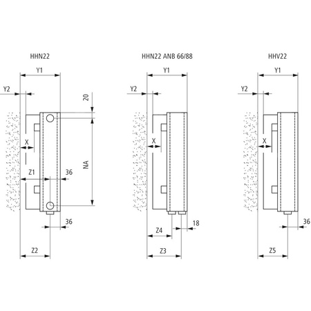 Kermi ściana grzewcza HHV22 420x122x4400 pozioma,RAL9016,6bar,bez osł.,prawa,L260