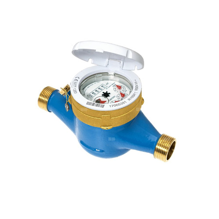 Wodomierz wielostrumieniowy suchobieżny, typu GMDM-I DN 20 Q3=4,0 m3/h R160/50, Tmax: 50st.C, L=190 mm