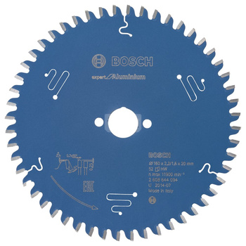 Tarcza pilarska Expert for Aluminium KSB EXPERT FOR ALUMINUM 160X20X2,2 52T