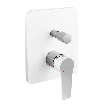 Bateria podtynkowa FERRO ADORE WHITE-CHROME 2-funkcyjna, kolor chrom