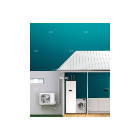 Pakiet - Pompa ciepła powietrze-woda split VAILLANT VWL 85/7.2 AS aroTHERM pure 6.4 kW 230 V + Centrala grzewcza 107/7 S1