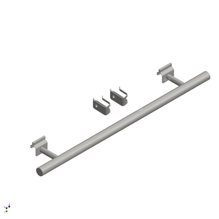 Kermi wieszak na ręczn. grzejn. płytowe długość 600 mm, chromowy