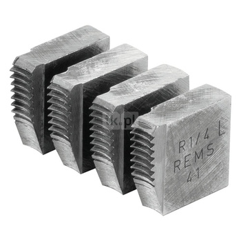 Noże gwintujące R 1/4 LH, Zestaw REMS