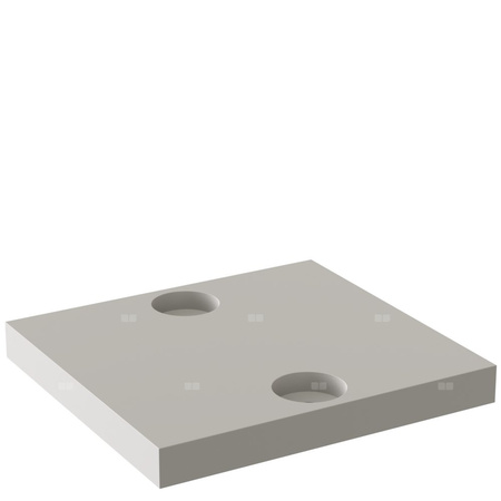 Płytka ślizgowa PEHD 110x100x15mm DN100 PEHD110