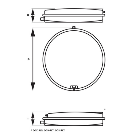 Naczynie płaskie do CO CP 387/8