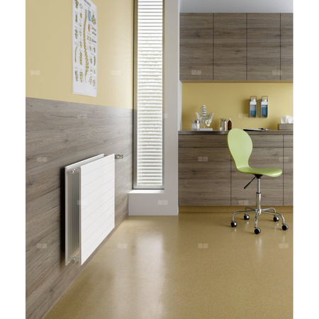 Grzejnik płytowy typ 30 KERMI X2 Line-V hig. wym. 505 x 405 mm, kolor biały, moc 462 W