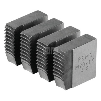 Noże gwintujące M 20 x 1,5, Zestaw REMS