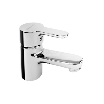 Bateria umywalkowa stojąca KFA Armatura GRANAT, chrom, montaż blat / otwór na baterię