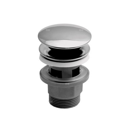 Zestaw odpływowy do umywalki PERFEXIM SPPTB01 chromowany 2 3/4'', przycisk duży okrągły wypukły