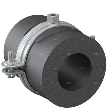 Obejma mocująca chłodu NICZUK LX19 88-90 mm gr. izol. 19mm (ocynk galwaniczny)