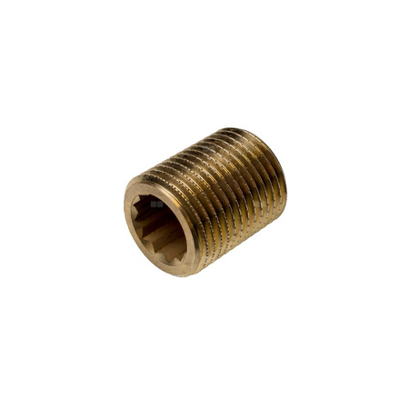 Nypel SANHA PURAFIT 3531, mosiądz, 1/4'' (GZ)