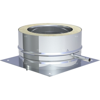 Płyta fundamentowa z odpływem skroplin w bok montaż na cokol