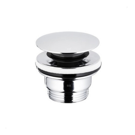 SPUST UMYWALKOWY UNIWERSALNY TYPU KLIK-KLAK, METALOWY, CHROM