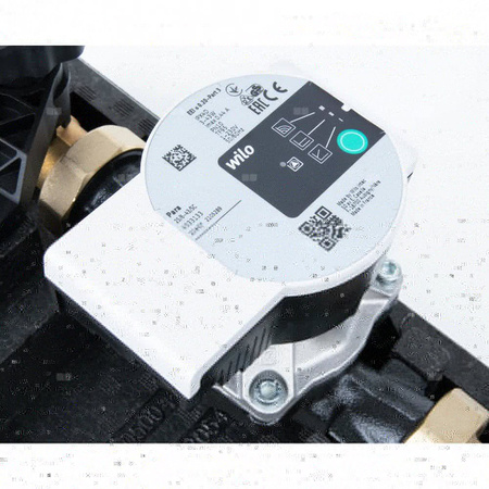 Grupa pompowa AFRISO PrimoTherm K 180-1 DN 25 WP GZ x GW 1 1/2'' x 1'', z izolacją, z pompą obiegową Wilo Para SC 25/6