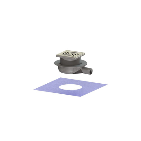 Wpust Ultraflat 79 DN 40 z nasadką z rusztem szczelinowym z L&L