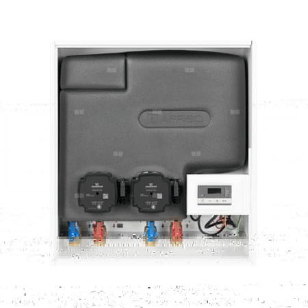 Grupa pompowa AFRISO PrimoBox AHB 620 GZ x GW 3/4'' x 3/4'', z izolacją, z pompą obiegową 2x Grunfos UPM3 Auto