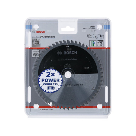 Ostrze do piły tarczowej bezprzewodowej Standard for Aluminium 140 x 1,6 / 1,1 x 10 T50