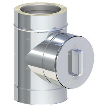 Element rewizyjny fi 200mm (1,0) z wyjściem okrągłym