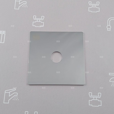 Rozeta wylotu wannowego podtynkowego MOKAIT CHROM