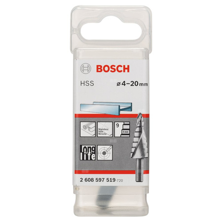 Wiertła stopniowe ze stali HSS 4-20 mm