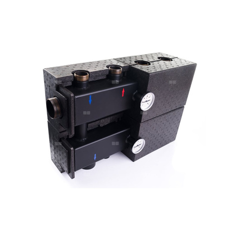 CONCEPT RGP 2 100 32/5, moc grzewcza do 220kW (5-obwodowy rozdzielacz centralnego ogrzewania z izolacją)