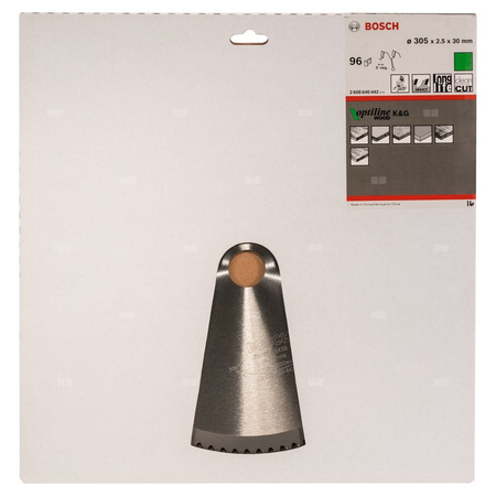 Tarcza pilarska Optiline Wood PIŁA TARCZ.-T OPTI 305X2.5X30Z96