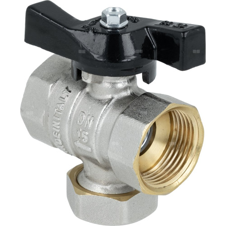 Zawór kulowy z filtrem siatkowym i magnesem BFV, GW G3/4''