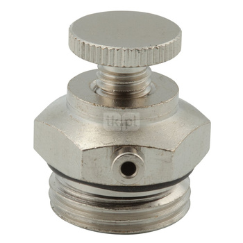 Odpowietrznik automatyczny FERRO pokrętło GZ metal fi 1/4''