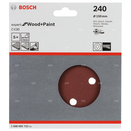 PAP. ŚCIER. RW D150 G240 5PC NS