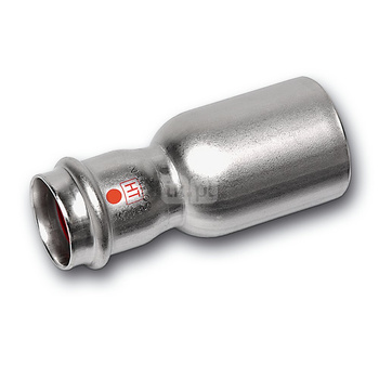 Nypel SANHA NiroTherm Industry, stal nierdzewna, 54 mm x 28 mm (zz x zw)