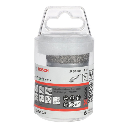 Diamentowa koronka Best for Ceramic Dry Speed 38x35 z systemem X-LOCK 38 x 35 mm