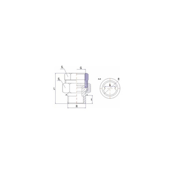 Złączka UNIPAK 0R43410356, 1 1/4'' (GW x GZ)