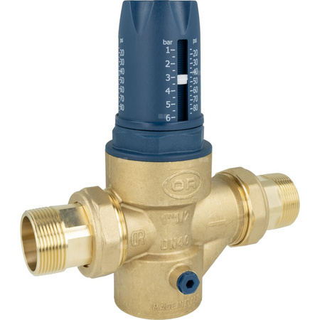 Regulator ciśnienia wody AFRISO BPR 425 mosiądz, półśrubunek 1 1/2'', 25 bar