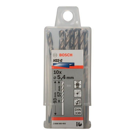 WIERTŁO STAND. HSS-G 135 '5,4/57MM