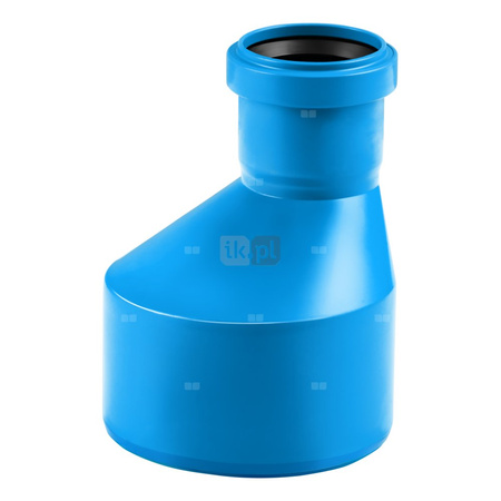 Złącze MAGNAPLAST Ultra dB UDBR redukcja, PP-m (niebieski), DN 125 x DN 110 (ww x wz), do kanalizacji