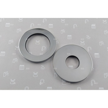 Komplet rozet z uszczelkami do baterii umywalkowej podtynkowej MOZA CHROM