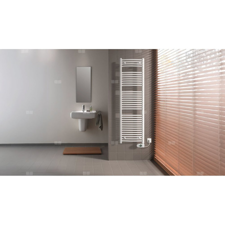 Grzejnik dekoracyjny Kermi B20R Elektro BH 1511x590x55 mm, max.P800,RAL9016,EC pr. RAL9016,SK1