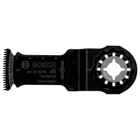 Brzeszczot BIM do cięcia wgłębnego Starlock AIZ 32 BSPB, Hard Wood 50 x 32 mm