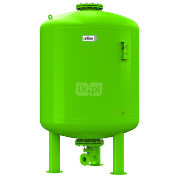 Naczynie wzbiorcze REFLEX DT 3000, pojemność 3000 l, 10 bar / 70'C, kolor zielony, do instalacji C.W.U.