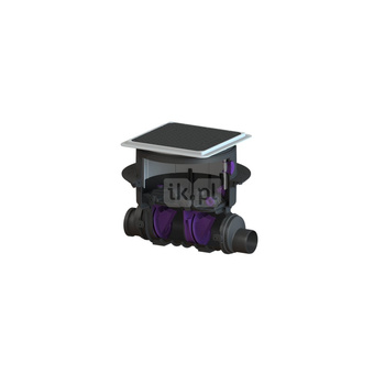 Zawór zwrotny Staufix SWA DN100 z czarną pokrywą