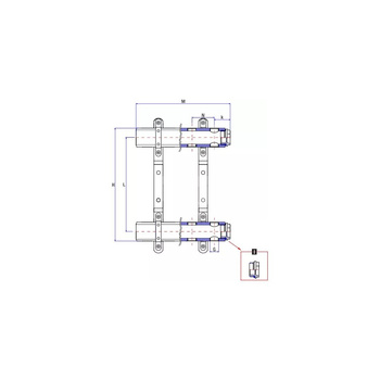 Rozdzielacz ogrzewania RUMET 71A 9 obwodowy