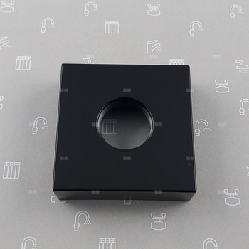 Rozeta kwadratowa do baterii MOKAIT BLACK